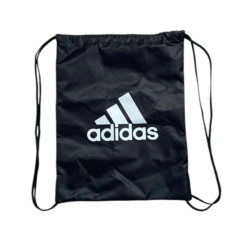 Adidas Tiro gymsack‎ cinch close backpack sack pack. Black and white.